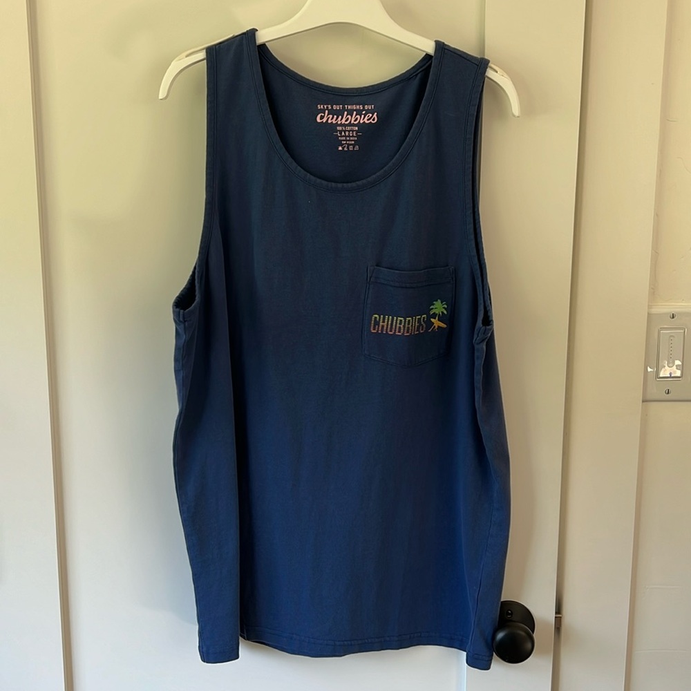 Chubbies Palm Tree Tank Top - Large
